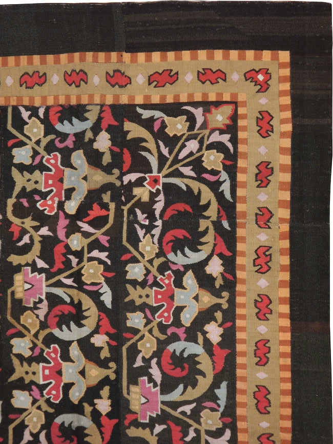 Antique French Aubusson Carpet, No.8883 - Gsblank