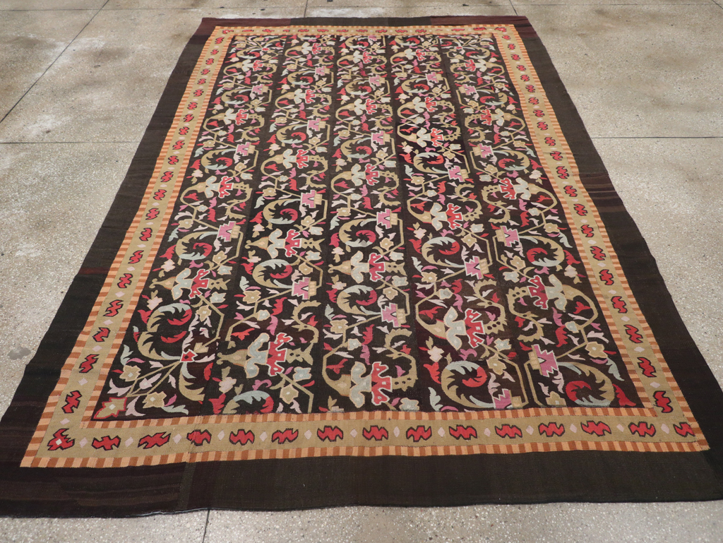 Antique French Aubusson Carpet, No.8883 - Gsblank