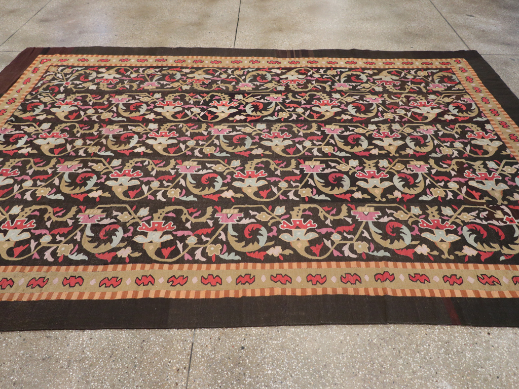 Antique French Aubusson Carpet, No.8883 - Gsblank