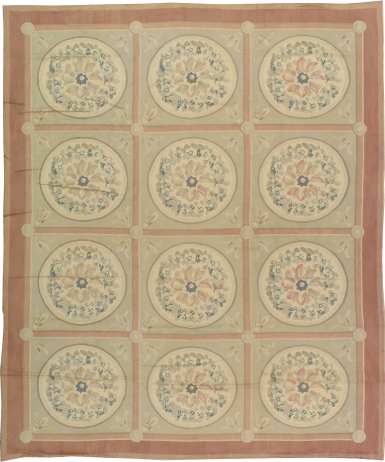 Modern Spanish Aubusson Small Room Size Carpet, No.8885 - Gsblank