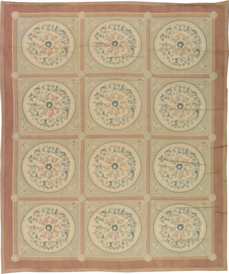 Modern Spanish Aubusson Small Room Size Carpet, No.8885 - Gsblank