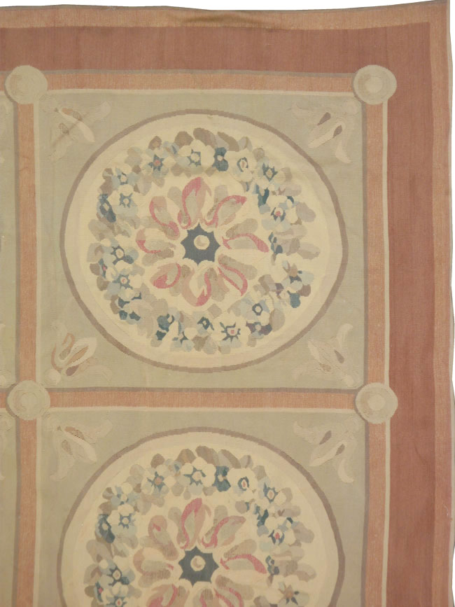 Modern Spanish Aubusson Small Room Size Carpet, No.8885 - Gsblank