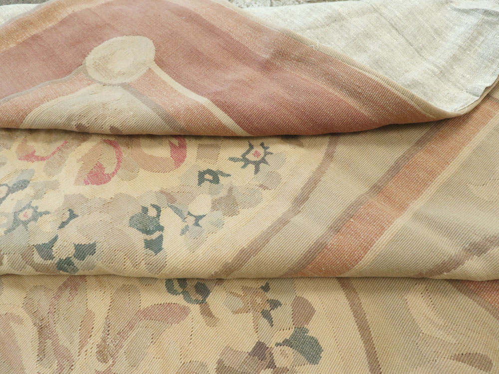 Modern Spanish Aubusson Small Room Size Carpet, No.8885 - Gsblank