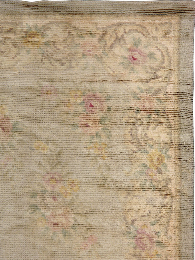 Antique Spanish Savonnerie Carpet, No.8888 - Gsblank