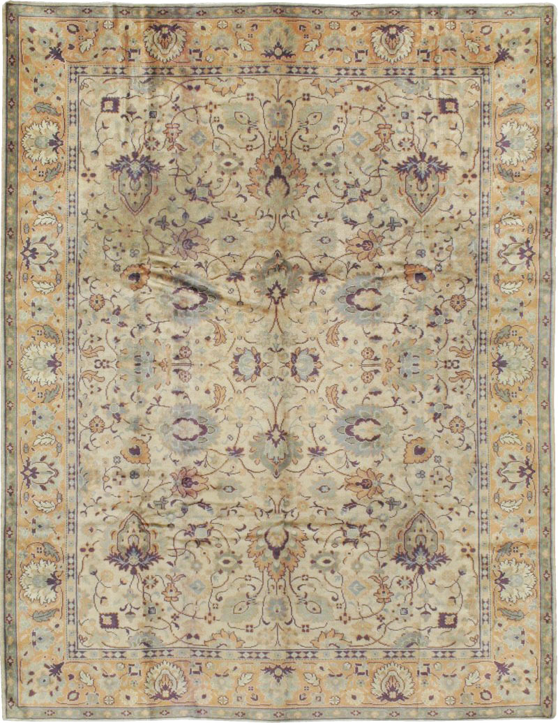 Antique Turkish Oushak Carpet, No.8891 - Gsblank