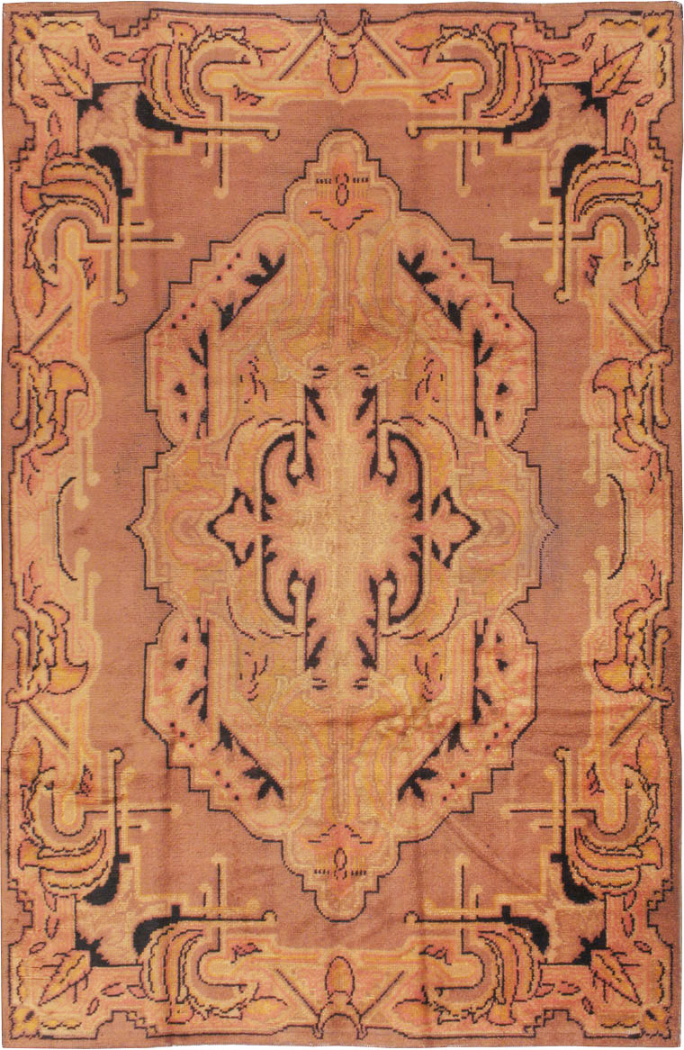 Antique European Art Deco Carpet, No.8907 - Gsblank