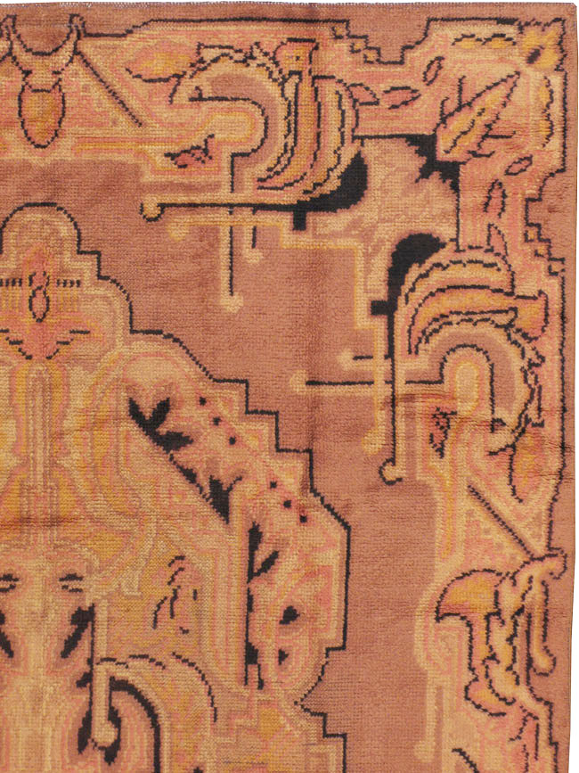 Antique European Art Deco Carpet, No.8907 - Gsblank
