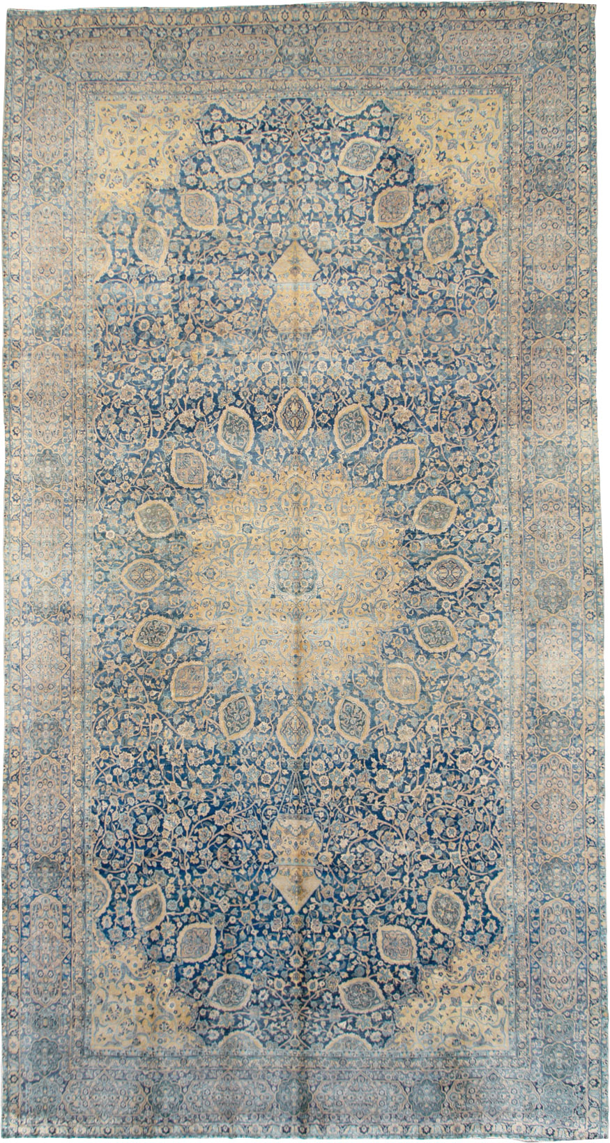 Antique Persian Lavar Kerman Carpet, No.8937 - Gsblank