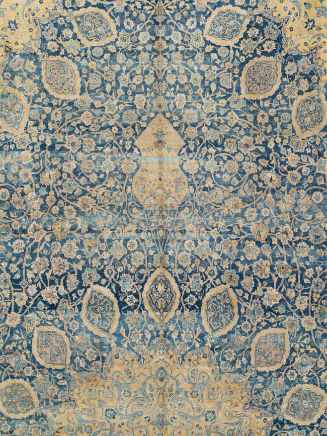 Antique Persian Lavar Kerman Carpet, No.8937 - Gsblank