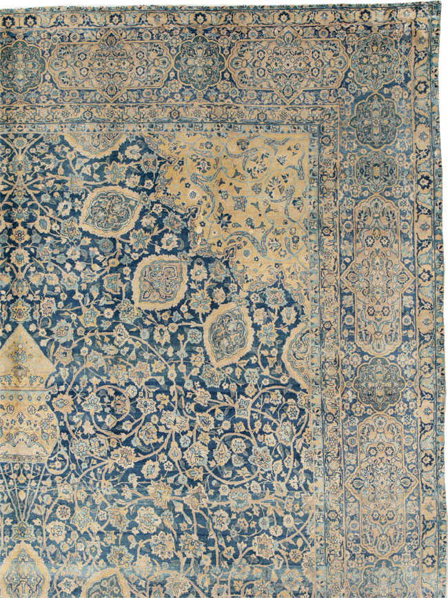 Antique Persian Lavar Kerman Carpet, No.8937 - Gsblank