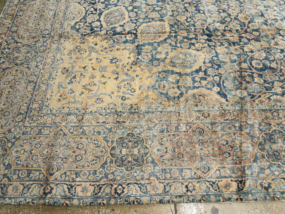 Antique Persian Lavar Kerman Carpet, No.8937 - Gsblank