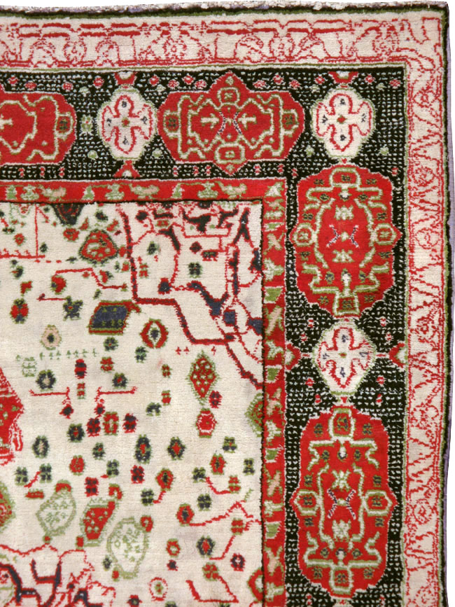 Antique Indian Agra Carpet, No.8951 - Gsblank