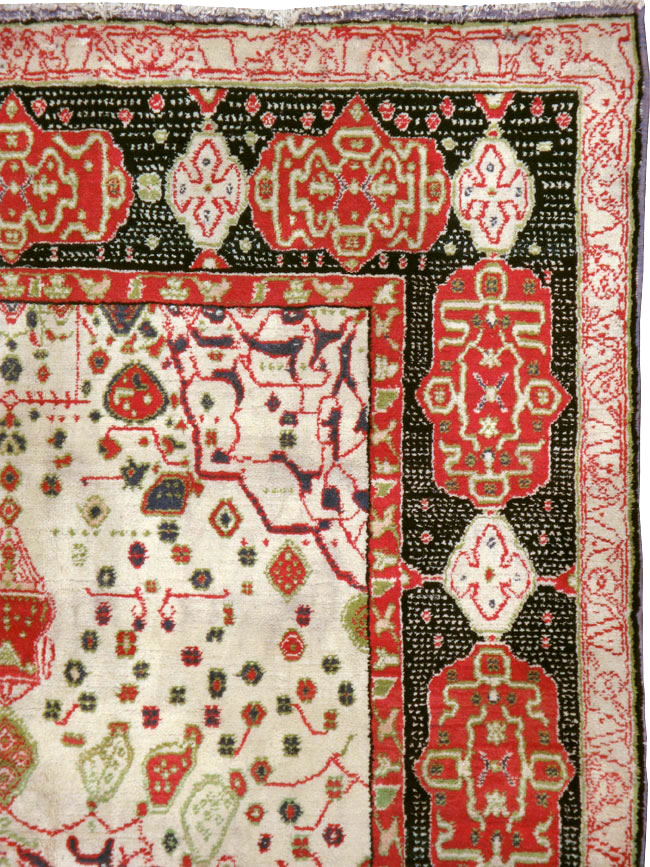 Antique Indian Agra Carpet, No.8951 - Gsblank