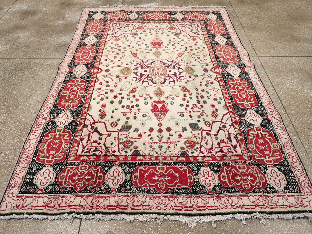Antique Indian Agra Carpet, No.8951 - Gsblank