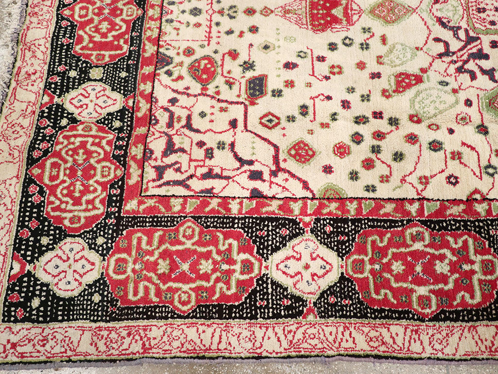 Antique Indian Agra Carpet, No.8951 - Gsblank