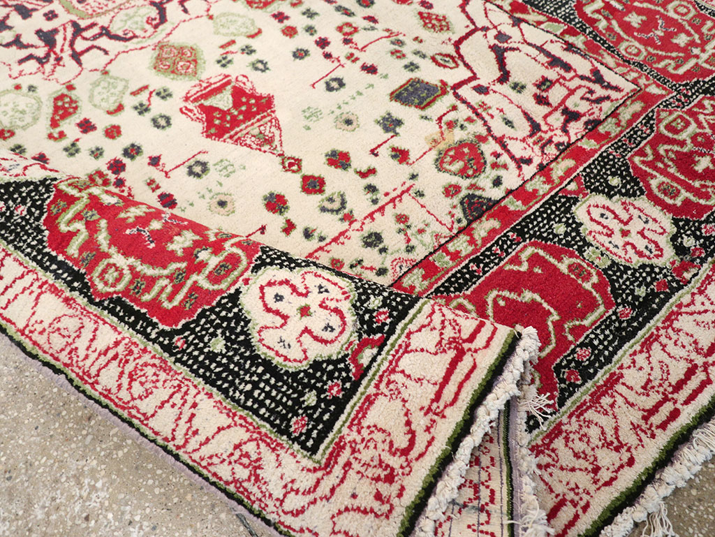 Antique Indian Agra Carpet, No.8951 - Gsblank