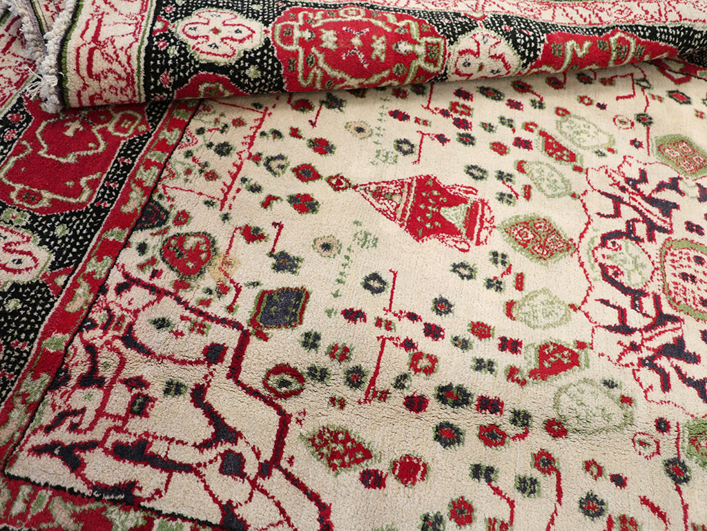 Antique Indian Agra Carpet, No.8951 - Gsblank