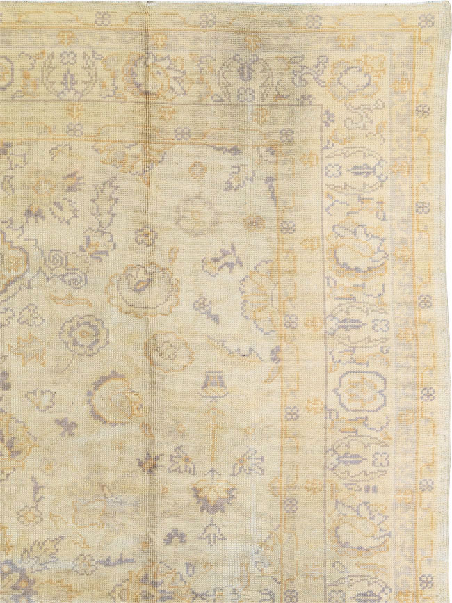 Antique Turkish Oushak Carpet, No.9010 - Gsblank