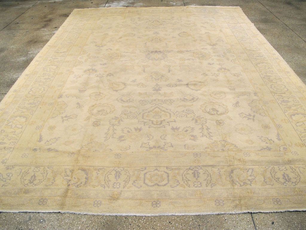 Antique Turkish Oushak Carpet, No.9010 - Gsblank