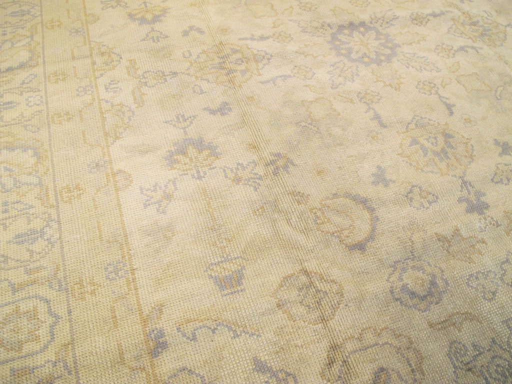 Antique Turkish Oushak Carpet, No.9010 - Gsblank