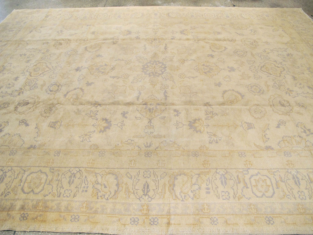 Antique Turkish Oushak Carpet, No.9010 - Gsblank