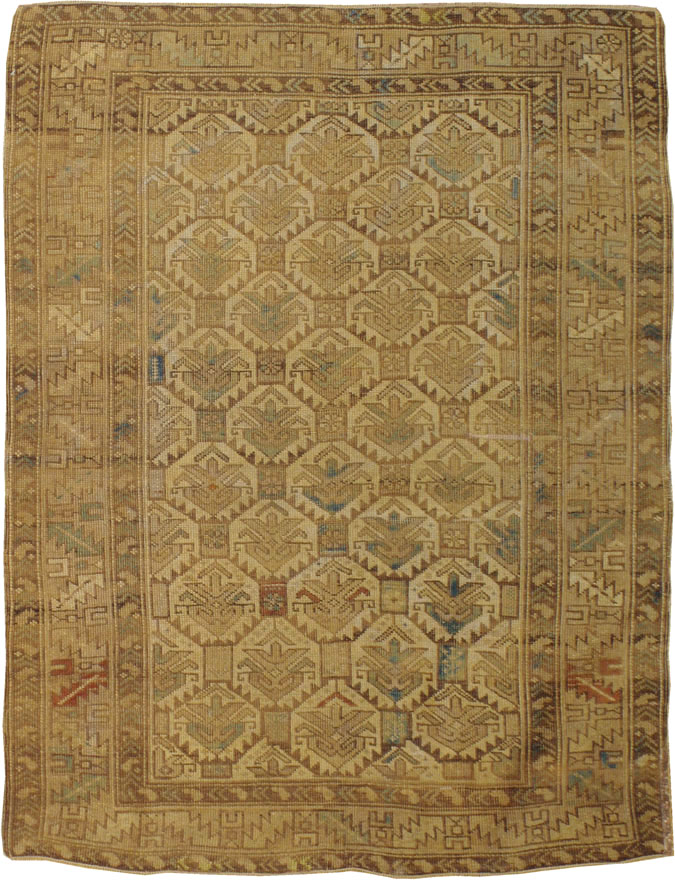 Antique Caucasian Shirvan Rug, No.9013 - Gsblank
