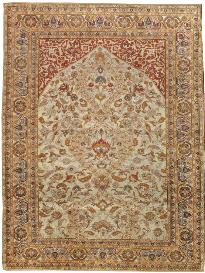 Antique Turkish Kayseri Carpet, No.9022 - Gsblank
