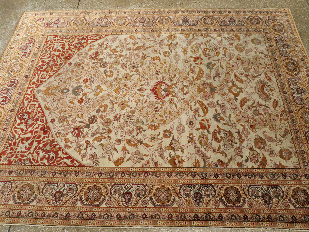 Antique Turkish Kayseri Carpet, No.9022 - Gsblank
