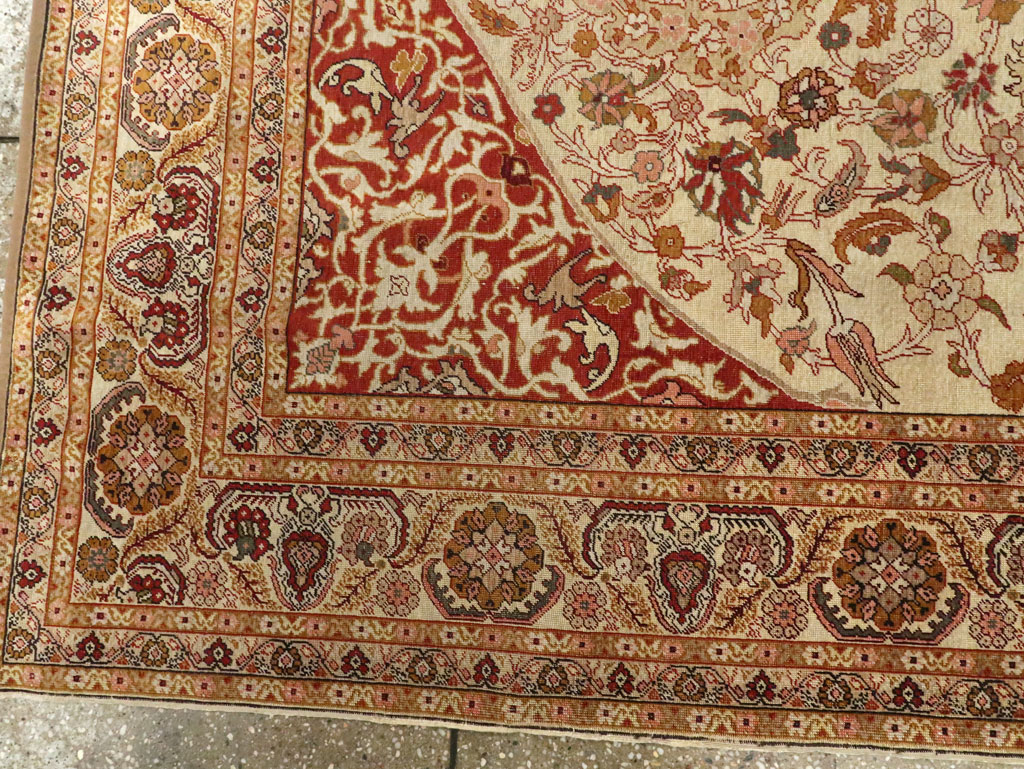 Antique Turkish Kayseri Carpet, No.9022 - Gsblank