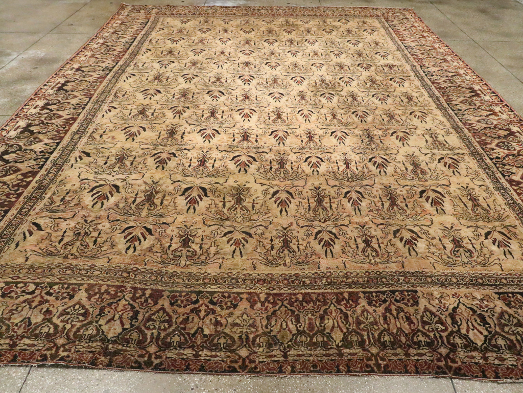 Antique Indian Lahore Carpet, No.9023 - Gsblank