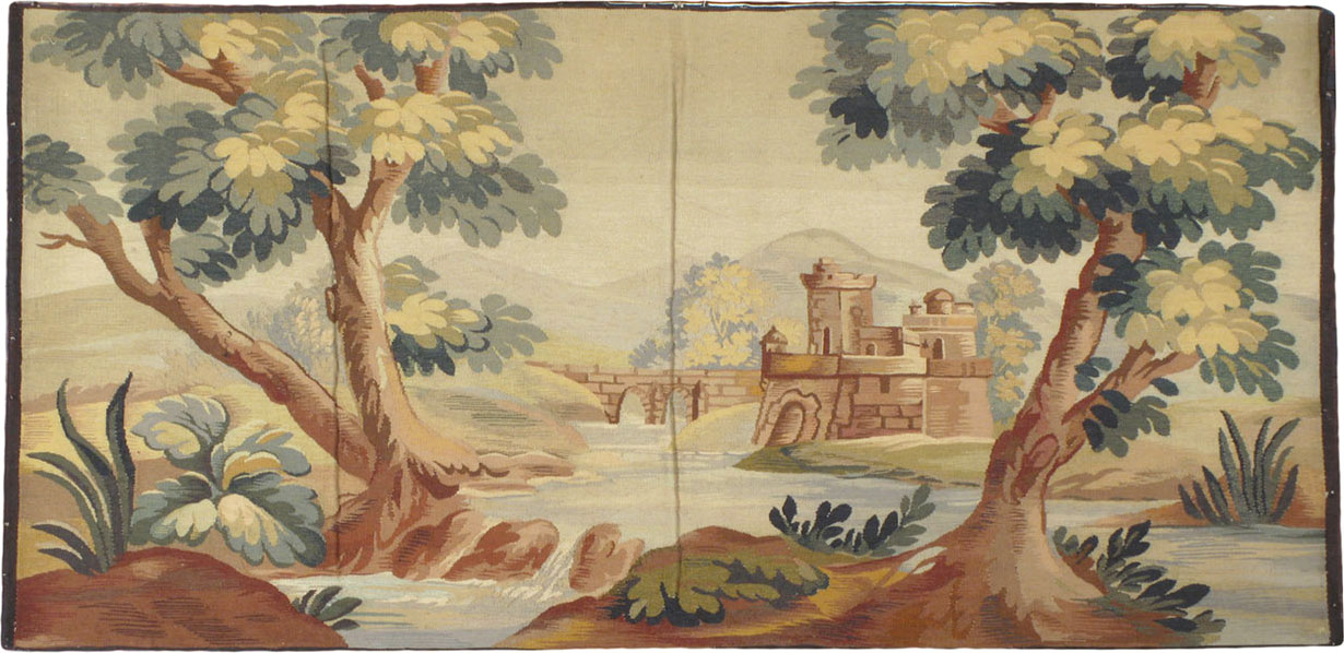Antique French Tapestry, No.9031 - Gsblank