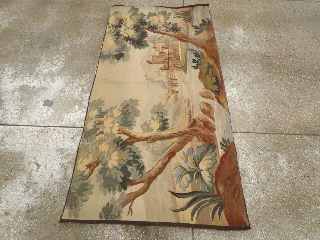 Antique French Tapestry, No.9031 - Gsblank