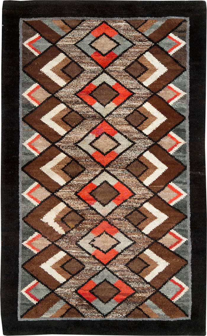 Vintage Art Deco Rug, No.9032 - Gsblank