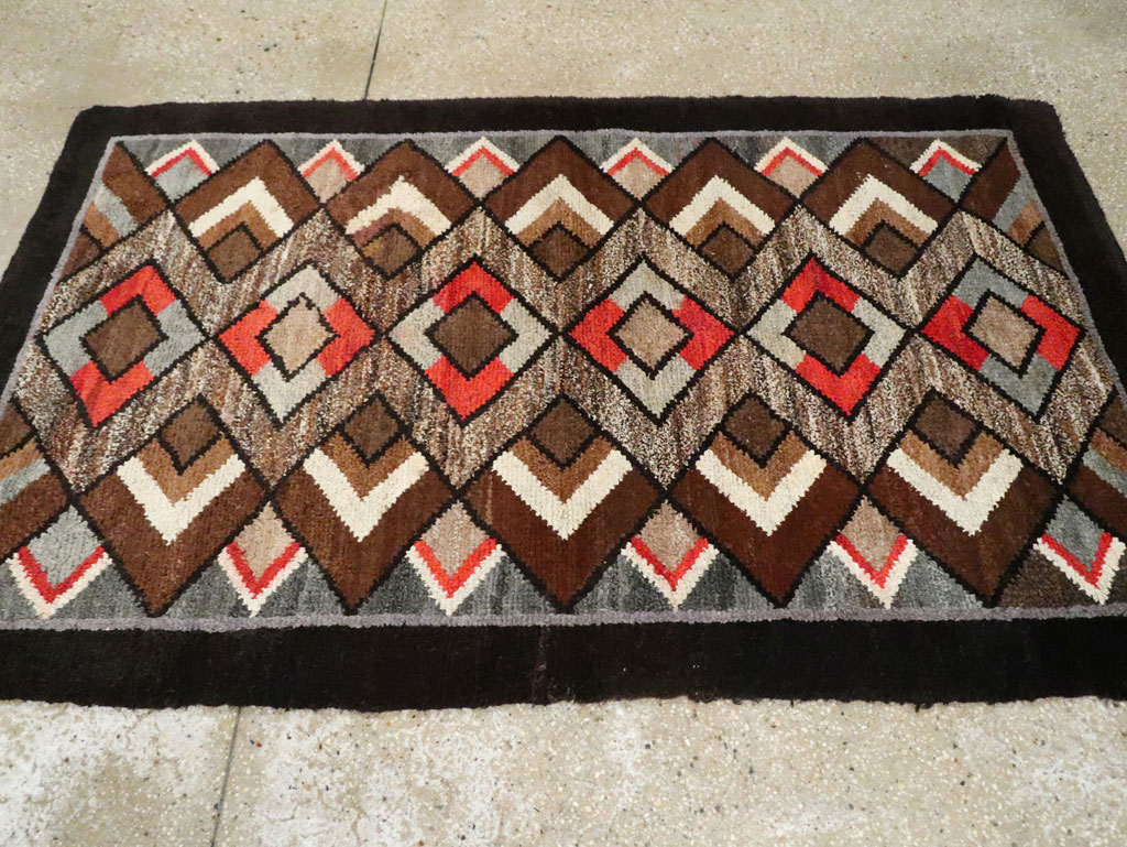 Vintage Art Deco Rug, No.9032 - Gsblank