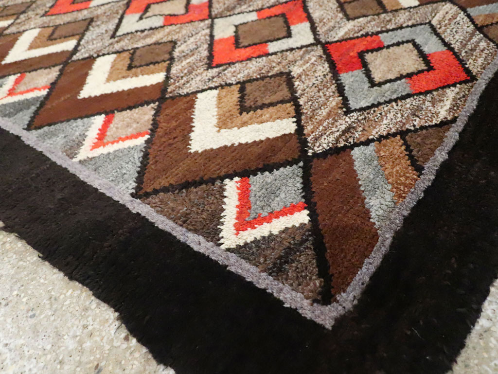Vintage Art Deco Rug, No.9032 - Gsblank