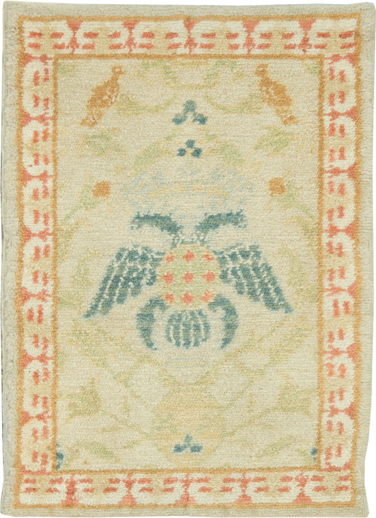 Antique Spanish Cuenca Carpet, No.9040 - Gsblank