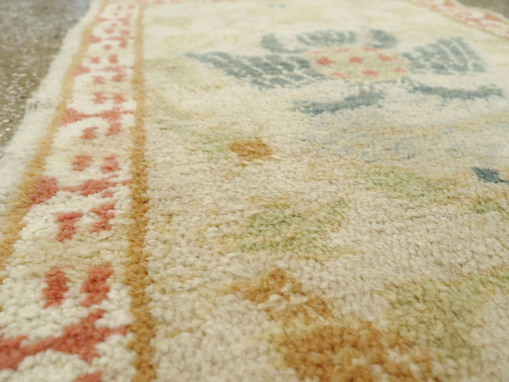 Antique Spanish Cuenca Carpet, No.9040 - Gsblank