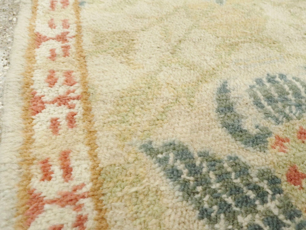 Antique Spanish Cuenca Carpet, No.9040 - Gsblank