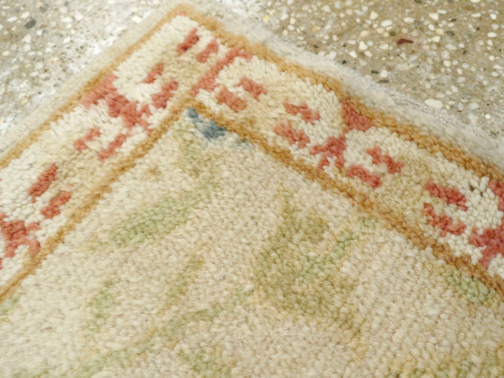 Antique Spanish Cuenca Carpet, No.9040 - Gsblank