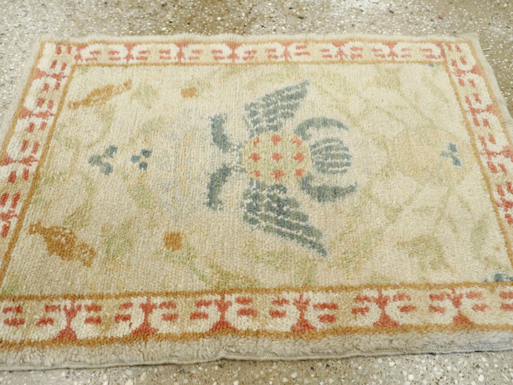 Antique Spanish Cuenca Carpet, No.9040 - Gsblank