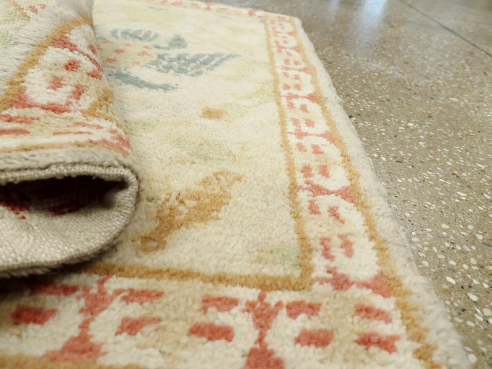 Antique Spanish Cuenca Carpet, No.9040 - Gsblank