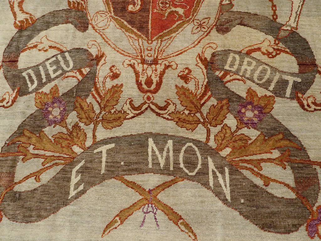 Vintage Turkish Sivas Pictorial Carpet, No.9059 - Gsblank