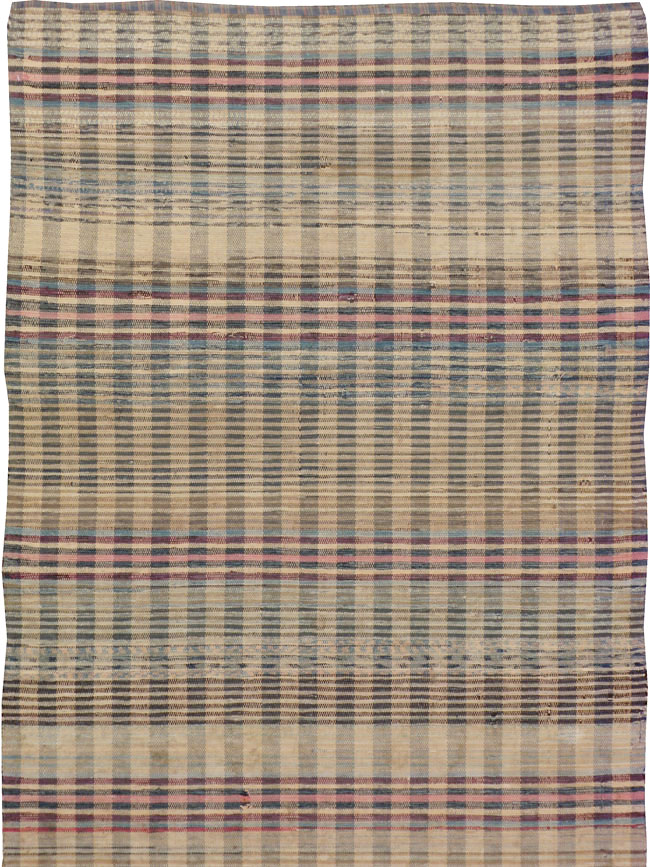 Vintage American Rag Rug Runner, No.9060 - Gsblank