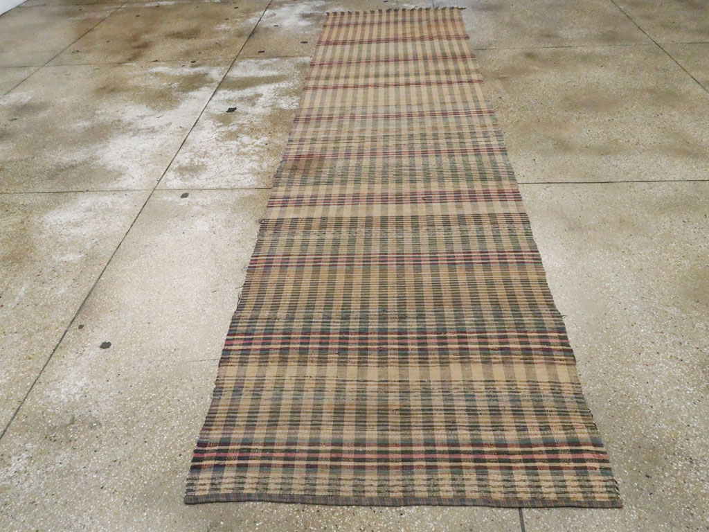 Vintage American Rag Rug Runner, No.9060 - Gsblank