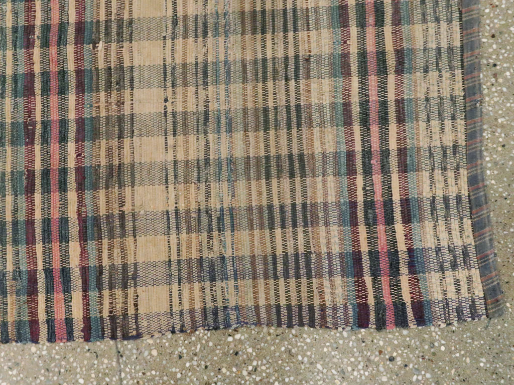 Vintage American Rag Rug Runner, No.9060 - Gsblank