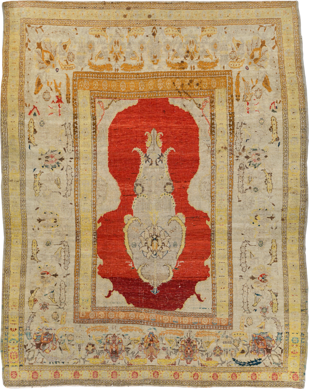 Antique Tabriz Hagi Jalili Carpet, No.9069 - Gsblank