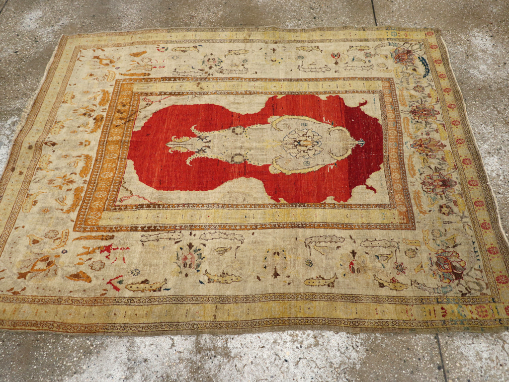 Antique Tabriz Hagi Jalili Carpet, No.9069 - Gsblank