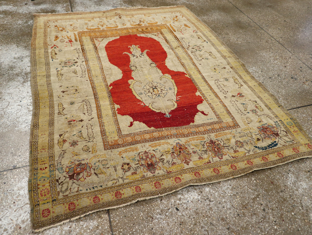 Antique Tabriz Hagi Jalili Carpet, No.9069 - Gsblank