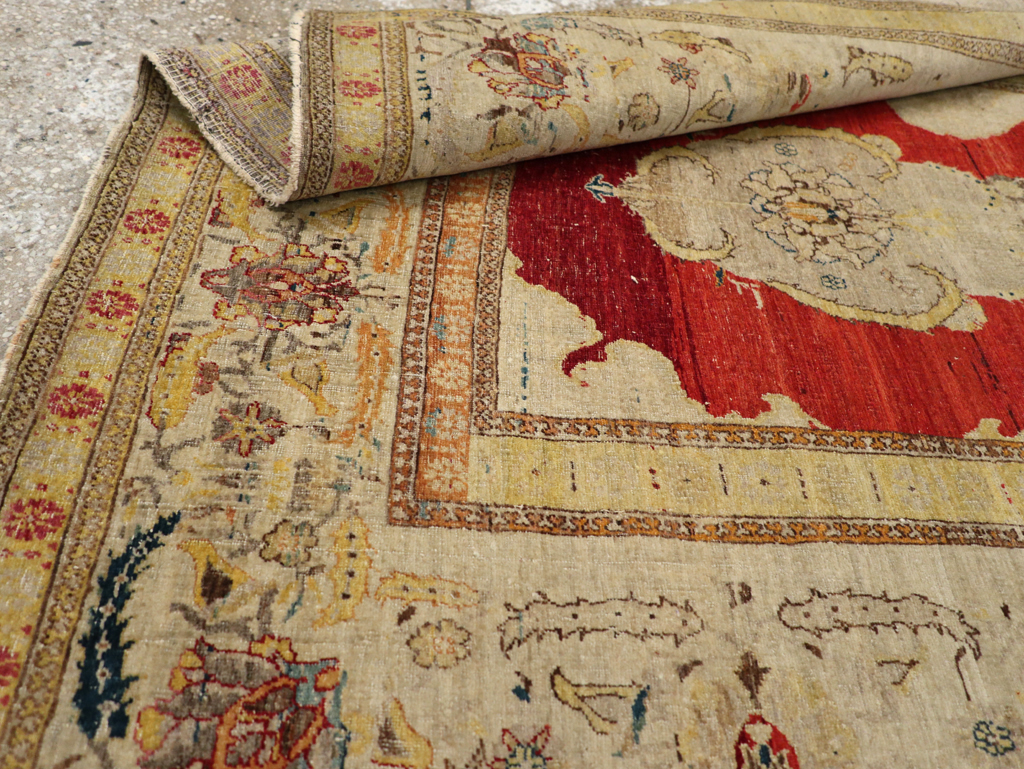 Antique Tabriz Hagi Jalili Carpet, No.9069 - Gsblank