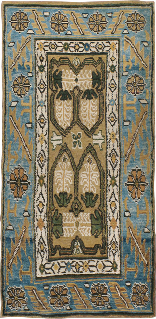 Antique Spanish Cuenca Rug, No.9093 - Gsblank